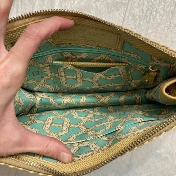 Eric javits wicker and metal bag rare - Picture 4 of 8